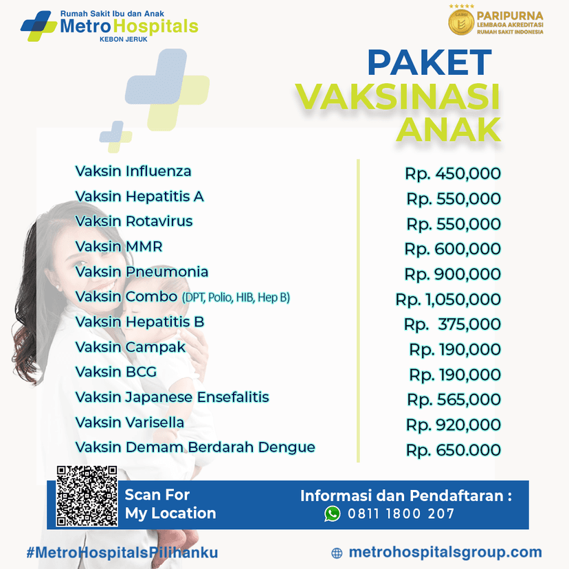 Paket Vaksinasi Anak