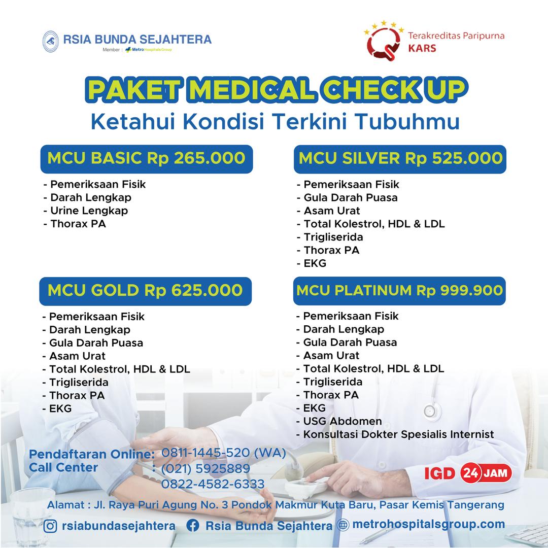 Paket Medical Check Up